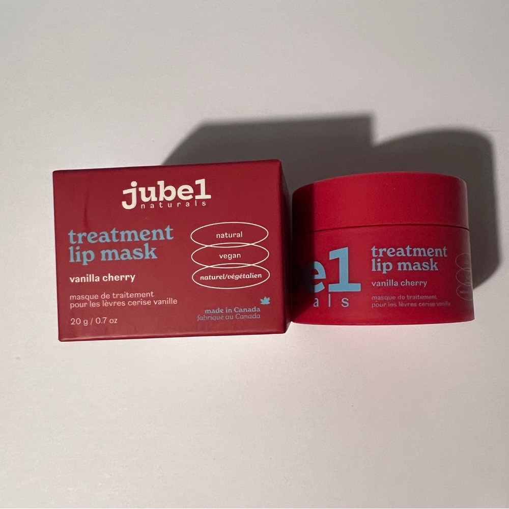🍒NIB🍒 JUBEL NATURALS Vanilla Cherry treatment lip mask